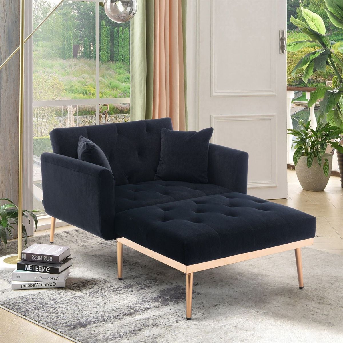 Accent chaise lounge chair for Home or Office