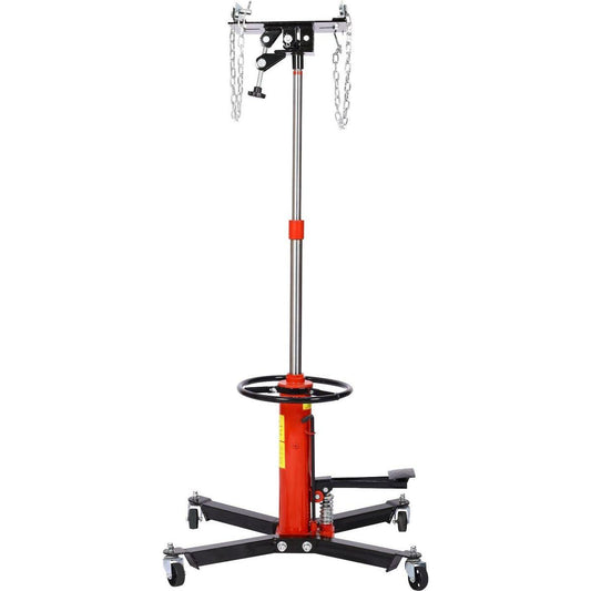 lbs Transmission Jacks, Hydraulic Transmission Jack 2 Stage Hydraulic w/ 360 degree for car lift 0.75 Ton - Streamdale Furniture