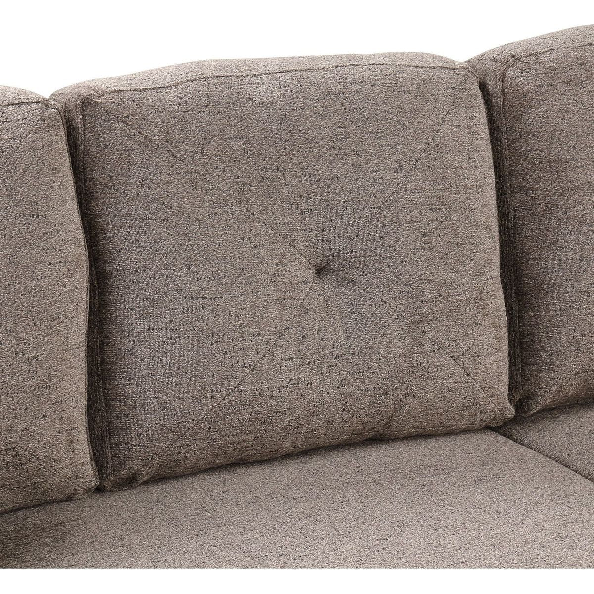 Reversible Sleeper Sectional Sofa Bed with Side Shelf and 2 Stools, Pull-Out L-Shaped Sofa Bed, Corner Sofa-Bed with Storage Chaise Left/Right Hande for Living Room, Knox Charcoal