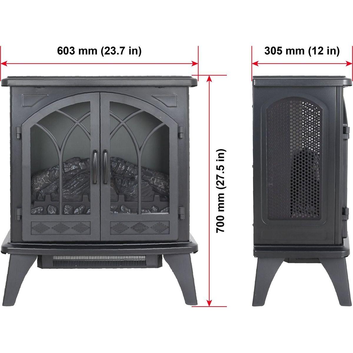 24 inch 3D Infrared Electric Stove with remote control