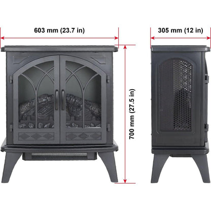24 inch 3D Infrared Electric Stove with remote control