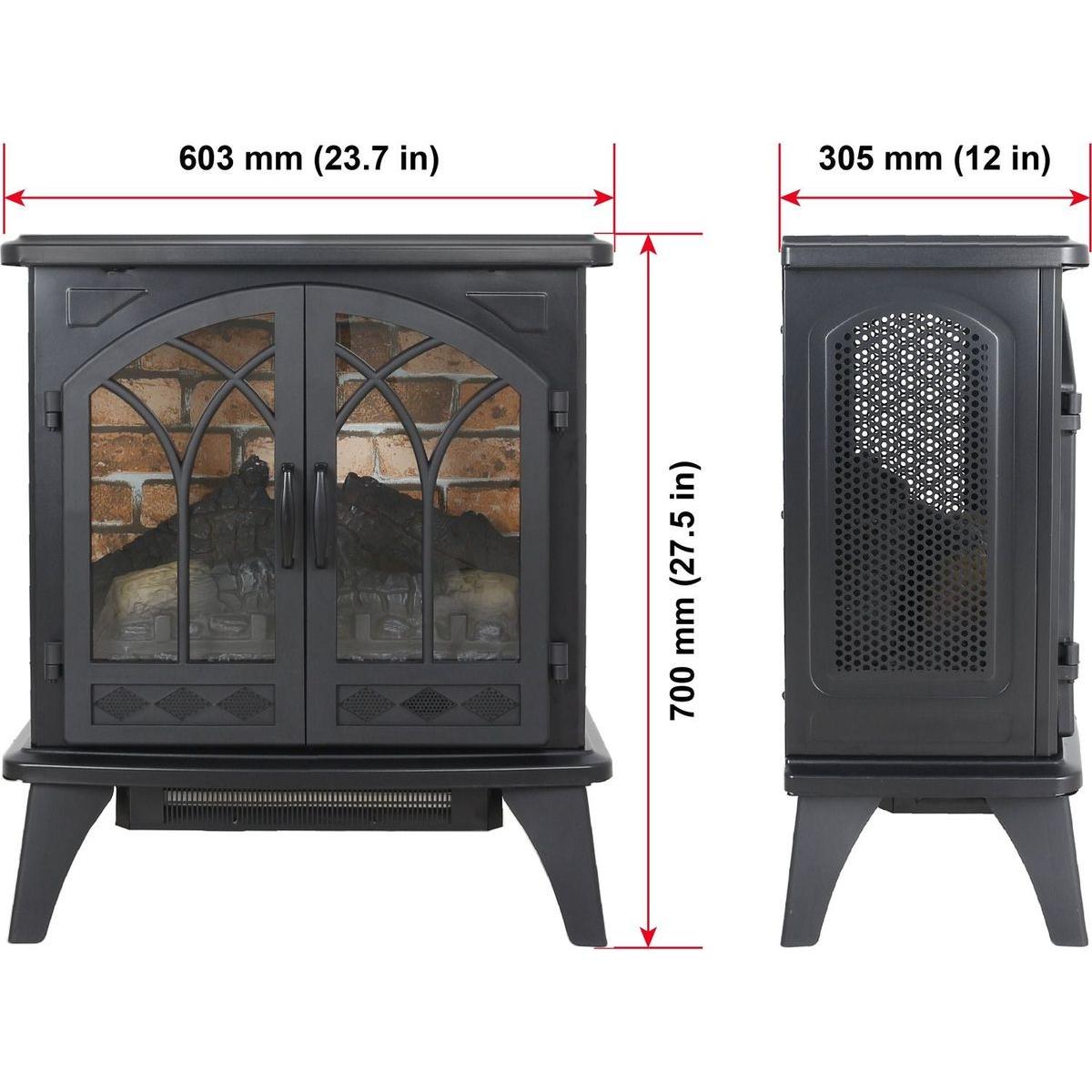 24 inch 3D Infrared Electric Stove with remote control