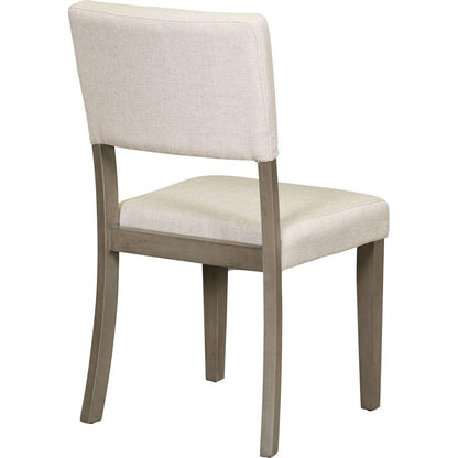 5-Piece Retro Round Dining Table Set with Curved Trestle Style Table Legs and 4 Upholstered Chairs for Dining Room (Taupe)