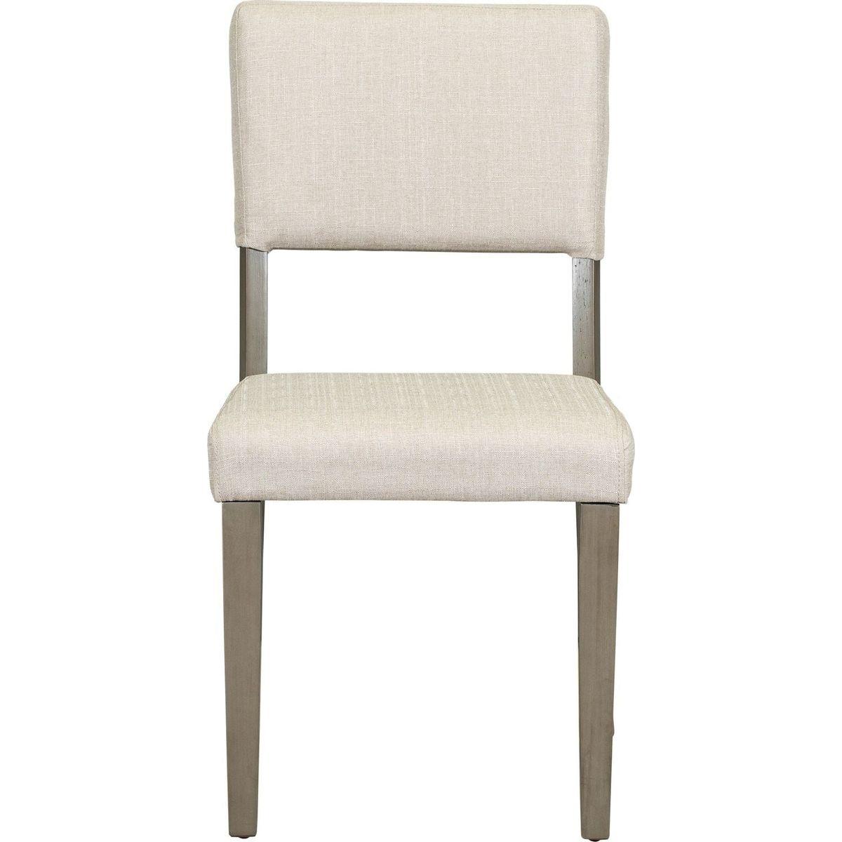 5-Piece Retro Round Dining Table Set with Curved Trestle Style Table Legs and 4 Upholstered Chairs for Dining Room (Taupe)