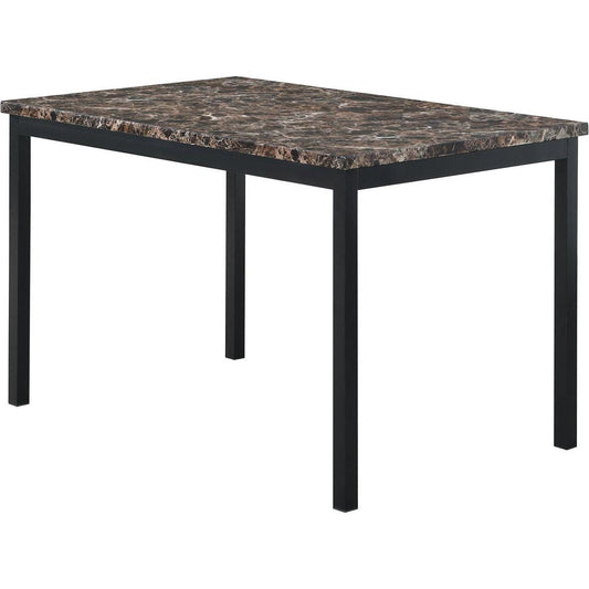 Faux Marble Top metal frame dinette table