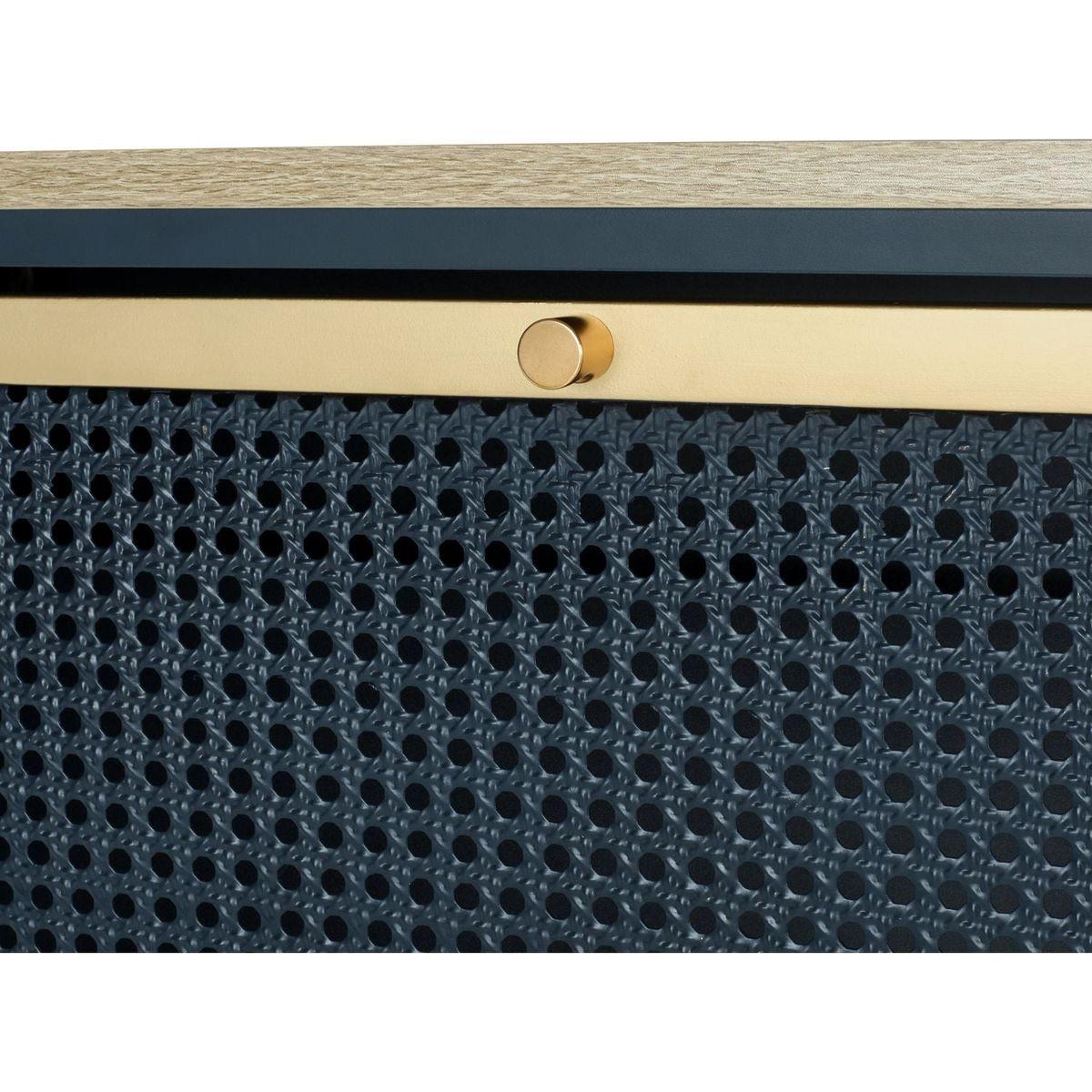 3 Metal Door Shoe Rack, Freestanding Modern Shoe Storage Cabinet, Metal rattan, for Entryway