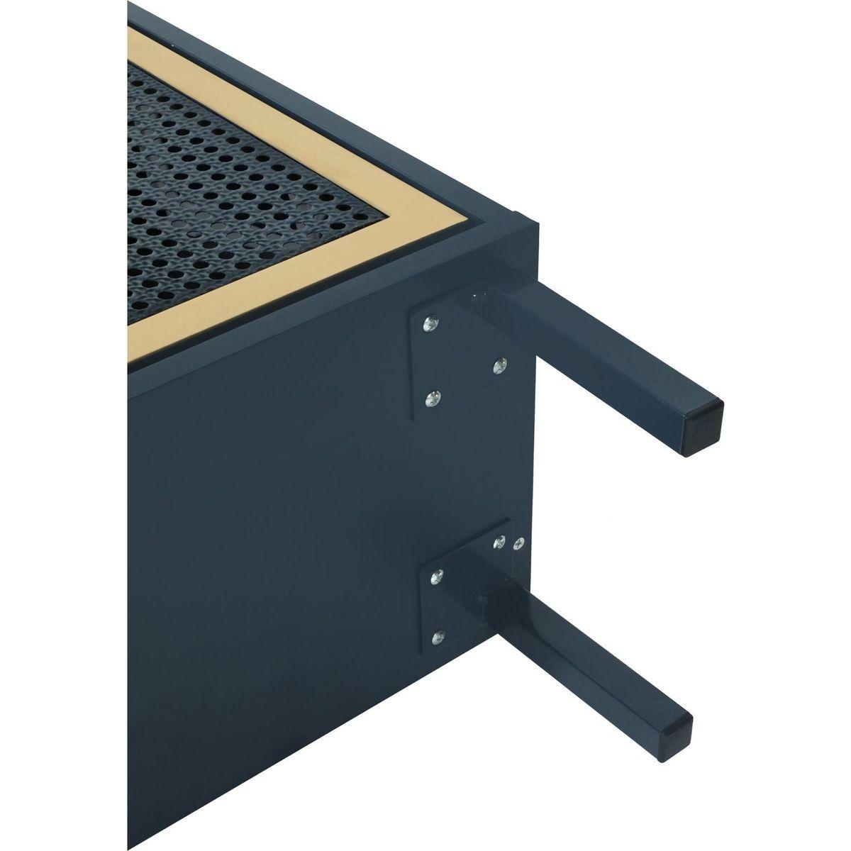 3 Metal Door Shoe Rack, Freestanding Modern Shoe Storage Cabinet, Metal rattan, for Entryway