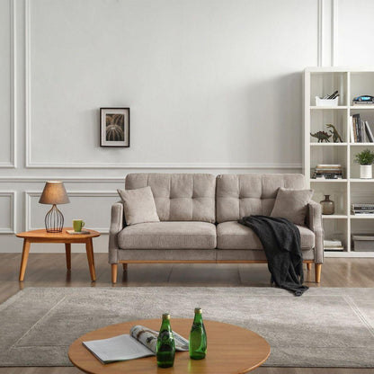 Living Space sofa 3 seater With Waterproof Fabric, USB Charge port